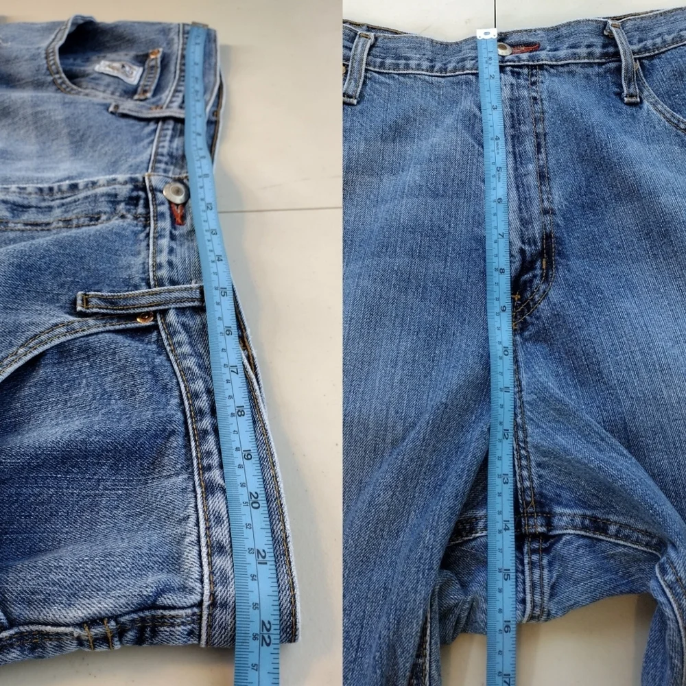 Cinch Up Men's Relaxed Fit Blue Denim White Label Casual Jeans Sz 42×36